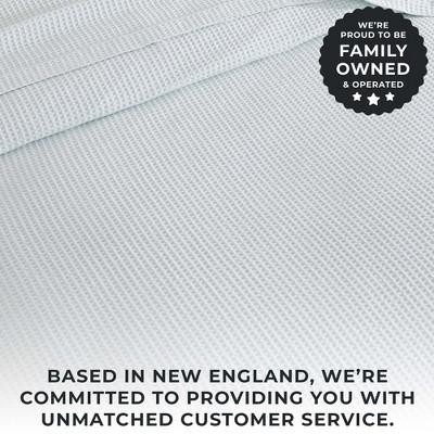 Ice Blue Cotton Waffle Weave Throw Blanket 50" x 60"
