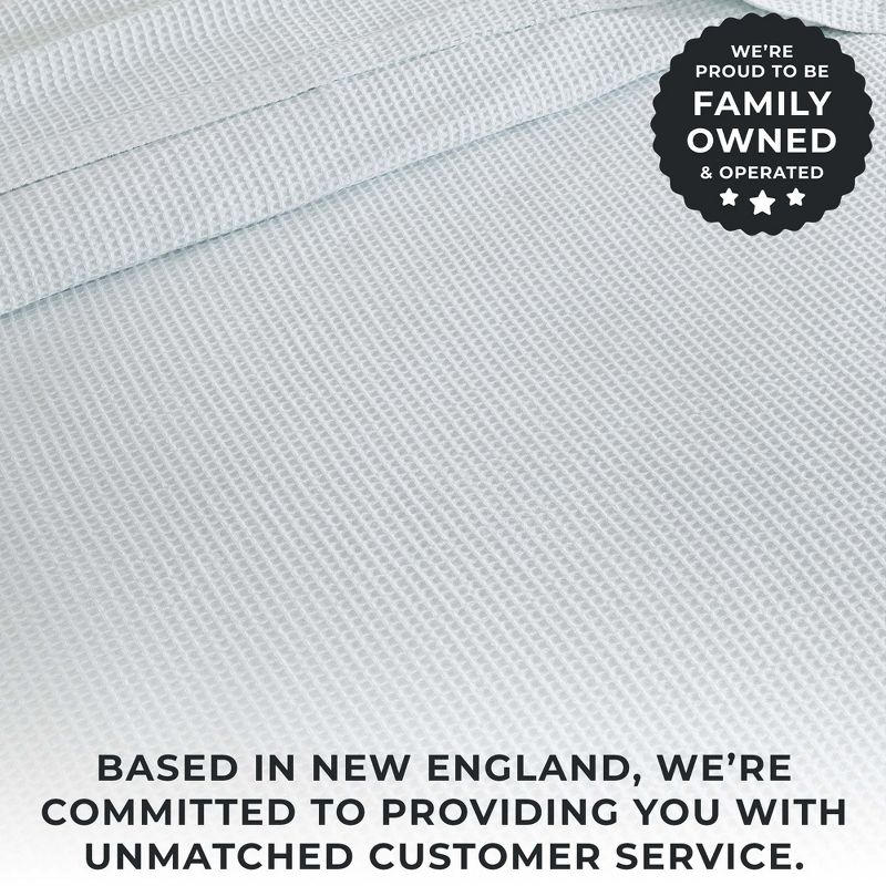 Cotton Super Soft All-Season Waffle Weave Knit Blanket - Great Bay Home, 4 of 7