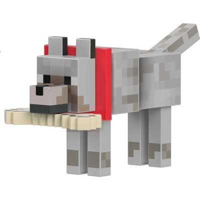 Minecraft Diamond Level Wolf Action Figure : Target