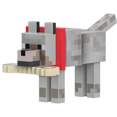 Minecraft dog shop figure