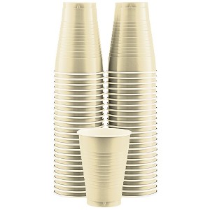 SparkSettings Disposable Plastic Cups 12oz, 50 Pack - 1 of 4