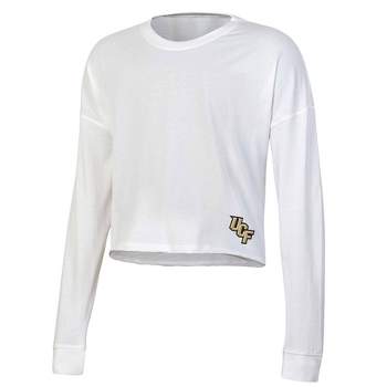NCAA UCF Knights Women's White Long Sleeve T-Shirt