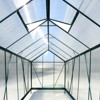 Greenhouse for Outdoors, Heavy Duty Polycarbonate Greenhouse with Rain Gutter and Roof Vent, Aluminum Hot House, Large Walk-in Greenhouse for Outside - 4 of 4