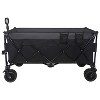 VYNXARIA Heavy-Duty Foldable Utility Wagon£¬480lbs Capacity, Black and Gray - 2 of 4