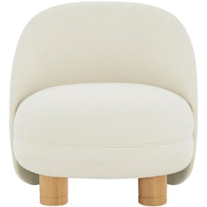 Gracelyn Boucle Accent Chair - SFV5123 - Ivory/Natural - Safavieh Couture - 1 of 4