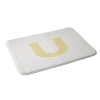 Deny Designs April Lane Art Block Monogram Memory Foam Bath Mat - 2 of 4