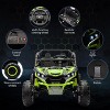 24V 2-Seater Kids Ride-On UTV, 4WD Electric Truck w/ Remote Control, LED Lights, Music, Shock Absorbers, 4×75W Motors - 3 of 4