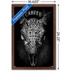 Trends International Jim Baldwin - Carved Faith Skull Framed Wall Poster Prints - 3 of 4