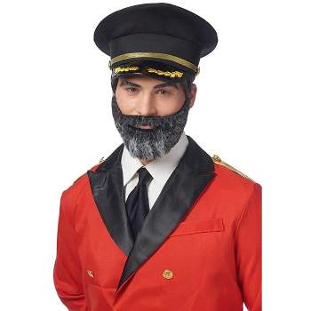 Costume Culture by Franco LLC Captain Obvious Moustache and Beard Adult Costume Accessory Set