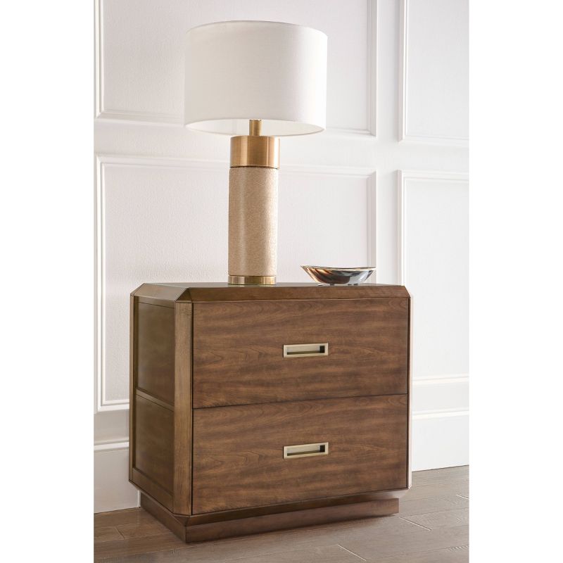 Westchester Two Drawer Nightstand Brown - Abbyson Living, 3 of 6