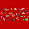 Boy's Design By Humans Funny sea creatures cartoon illustration By thefrogfactory T-Shirt - 2 of 3