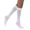 Jobst SoSoft Ribbed Knee High Socks Compression 8-15 Large White - 2 of 4