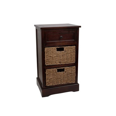 Montgomery One Drawer and 2 Basket Accent Chest - Décor Therapy