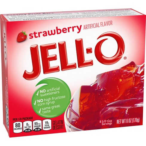 Jell O Gelatin Strawberry 6oz Target