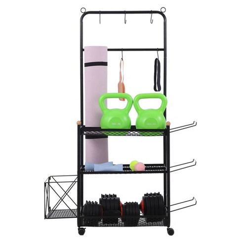 Yoga Mat Storage Rack Sports Fitness Equipment Storage Basket Slot Cabinet  Gap Storage Rack Home Storage Gadget - AliExpress