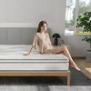Wooakway King Size 79.9" L 76" W 12" H Hybrid Mattress in a Box with Gel Memory Foam Individually Wrapped Pocket Coils Innerspring - 2 of 4