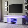 TV Stand for 65 Inch TV LED Gaming Entertainment Center Media Storage Console Table with Large Side Cabinet - 2 of 4