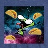 Girls' - Invader ZIM - GIR Loves Tacos in Space Fit & Flair Cap Sleeve Dress - 2 of 3