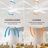 Airsurfer 65" Windmill Ceiling Fan with Dimmable Color-Changing LED, 6 ABS Blades, Reversible DC Motor & Remote - 4 of 4