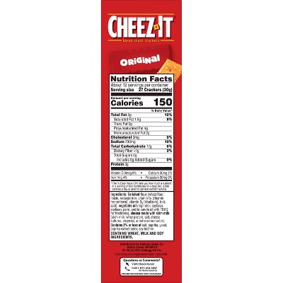 Cheez-It Original Baked Snack Crackers - 12.4oz