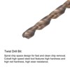 Unique Bargains High Speed Steel Titanium Plated Metric Spiral Point Thread Tap and Drill Bit Set - 4 of 4