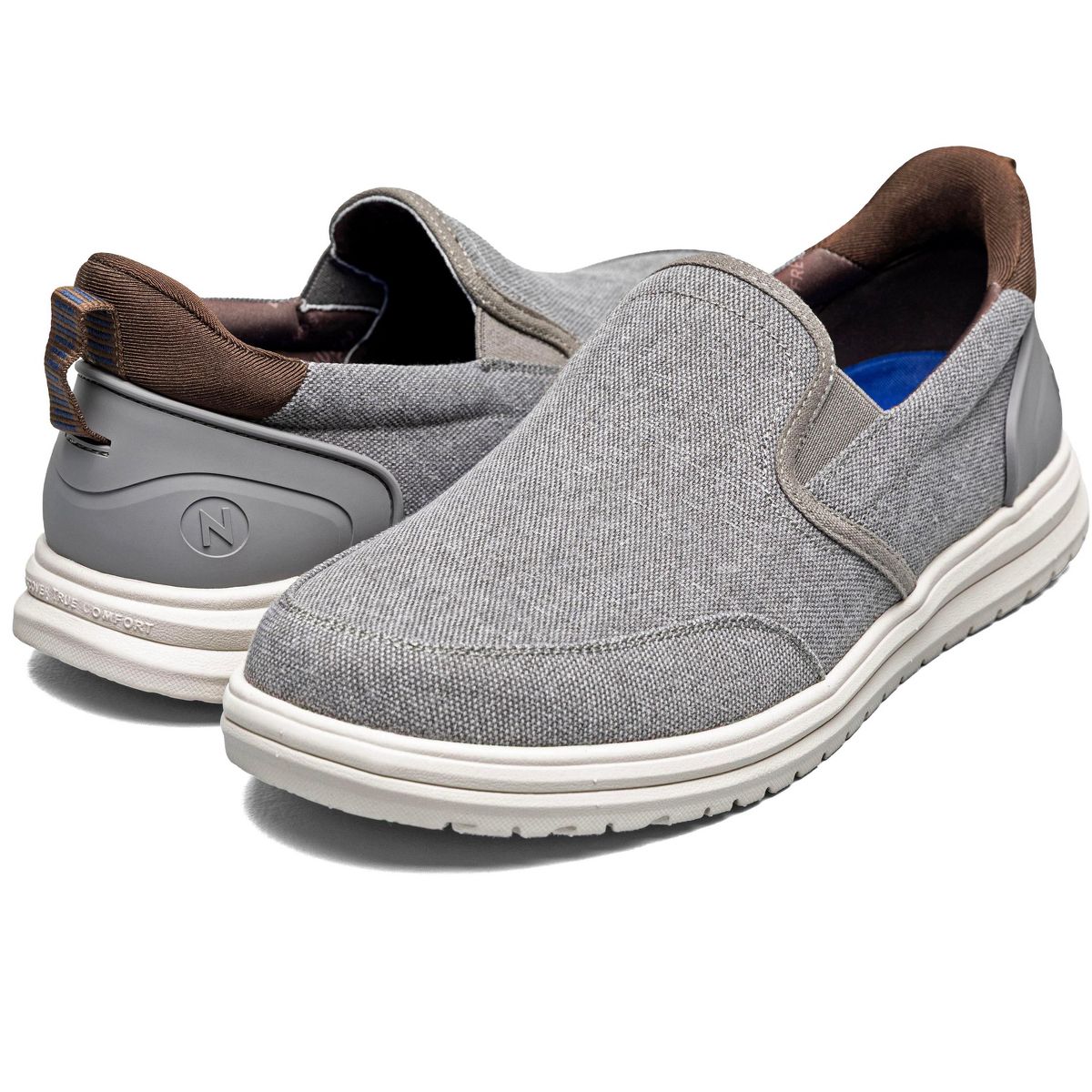 Nunn Bush Brew City Canvas EZ Hands Free Men's Moc Toe Slip On - thumbnail 8
