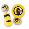 Baby Fanatic Wood Rattle 2 Pack - NCAA Iowa Hawkeyes Baby Toy Set - 2 of 4