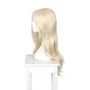 Unique Bargains Women's Curly Wigs 31" Beige with Wig Cap - 3 of 4