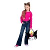 Jazwares Kuromi Girl's Plush Halloween Treat Pail Costume Prop - Black One Size - 2 of 4