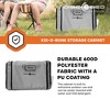 Disc-O-Bed Kid-O-Bunk Camping Cots Folding Storage Cabinet for Travel, Grey - 4 of 4