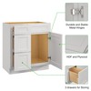 LOVMOR in Plywood Bath Vanity Cabinet with Drawers without Top for Kitchen, Bathroom, Living Room - 3 of 4