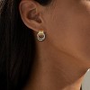 Trendy Gold Plated Knot Earrings for Women Chunky Statement Drop Dangle Earrings Lightweight Fashion Accessories Gold Jewelry - 3 of 4
