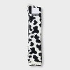 Women's Cow Print 2pk Cozy Knee High Socks - Black/White 4-10 - 2 of 3