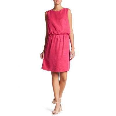 Women's Sleeveless Lace Back Cowl Neck Cupro Mini Dress - FRNCH