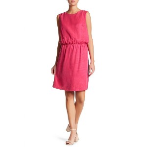 Women's Sleeveless Lace Back Cowl Neck Cupro Mini Dress - FRNCH - 1 of 3
