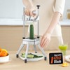 VEVOR Commercial Vegetable Fruit Chopper 1/4" Blade Heavy Duty Professional Food Dicer Kattex French Fry Cutter Onion Slicer Stainless Steel - 2 of 4