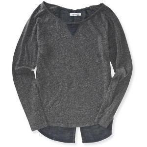 Aeropostale Womens Woven Back Soft Embellished T-Shirt - 1 of 1