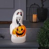 18" Blow Mold Ghost with Jack Halloween Decorative Prop White - Hyde and EEK! Boutique™ - 2 of 3