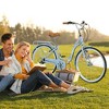 Whisen 26" Ladies Bicycle, Adult Outdoor Bicycle with 7-Speed Gear, Steel Frame, Double Brakes - 2 of 4