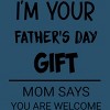 Men's Design By Humans I'm Your Father's Day Gift Black Text By sukhendu12 T-Shirt - 2 of 2