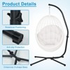 Aoodor Hammock Steel Stand Only C-Stand for Hanging Hammock Chairs - 300 Pound Capacity - 4 of 4