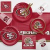 20oz 24ct San Francisco 49ers Football Reusable Cups: NFL Plastic Drinkware, Team Logo, Super Bowl Party Supplies - 3 of 3