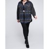 Women's Plus Printed Button Down Long Sleeve Jacket - DAVI & DANI - 2 of 4