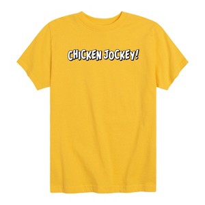 Boys' - Instant Message - Chicken Jockey Gamer Short Sleeve Graphic T-Shirt - 1 of 4