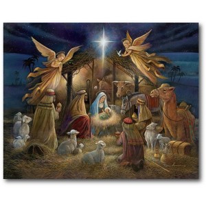 Courtside Market Nativity 30x40 Gallery-Wrapped Canvas - 1 of 4