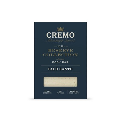 Cremo Palo Santo Reserve Collection Body Bar Soap - 6oz