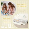 CAVINAS Twin/Full/Queen Size Modern Bed Frame with Safety Guardrails,Pine Wood Floor Bed for Kids Room,Playroom - 3 of 4