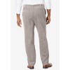 KingSize Men's Big & Tall Expandable Waist Corduroy Pleat-Front Pants - 3 of 4