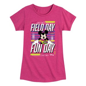 Girls' - Disney - Field Day Fun Day Fitted Short Sleeve Graphic T-Shirt - 1 of 3