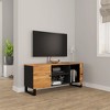 vidaXL TV Stand 41.3 in.x13 in.x18.1 in. Solid Wood Acacia - 3 of 4